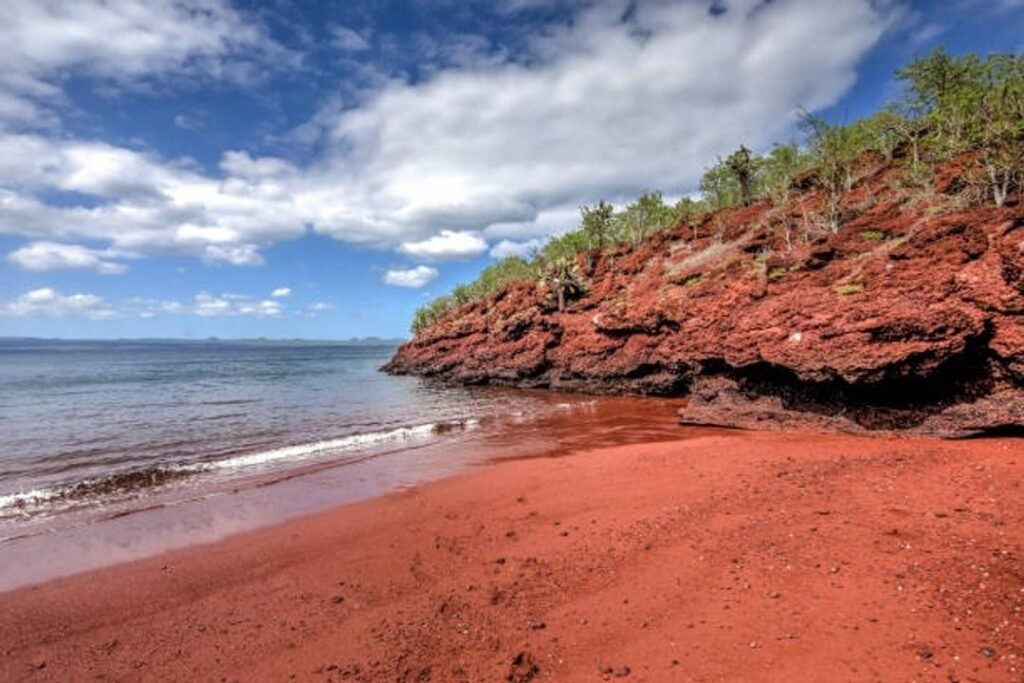 Rabida red sanded beach